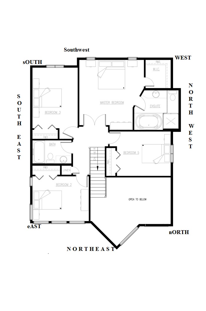 NorthEast Facing House Plan